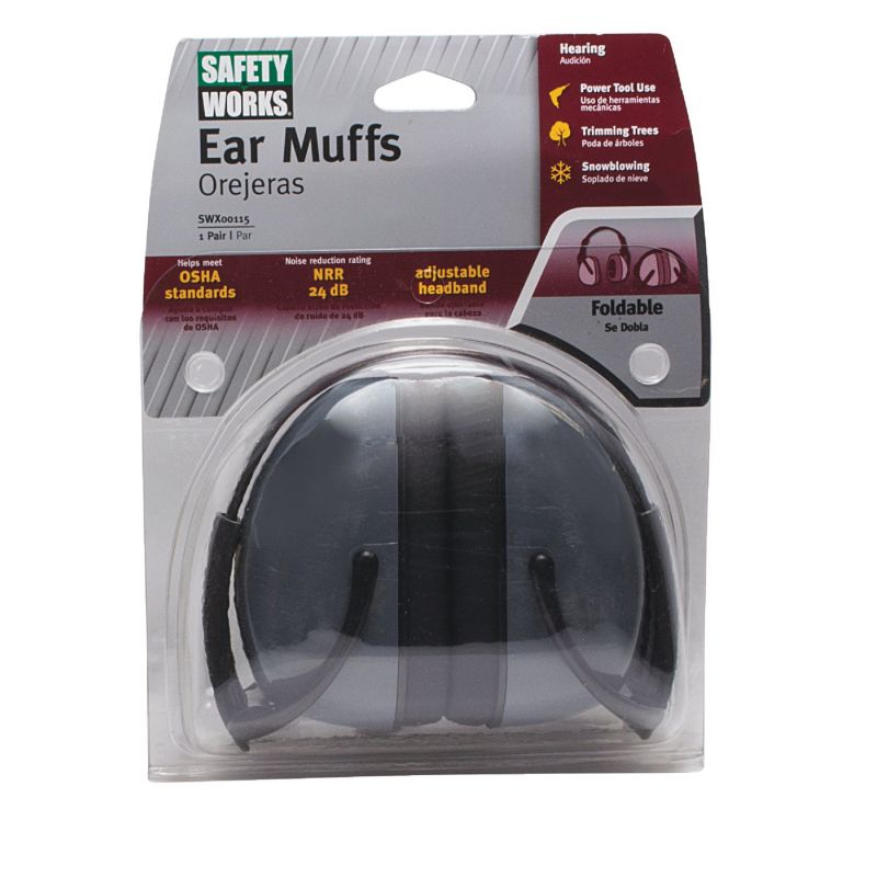 Safety Works Foldable Earmuffs