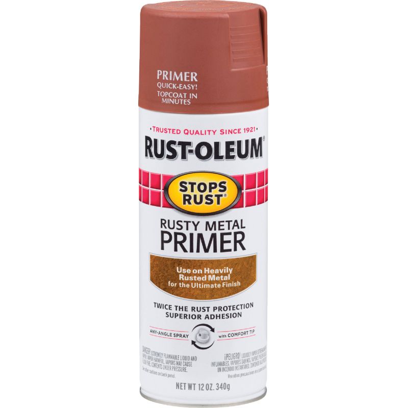 Rust-Oleum Stops Rust Rusty Metal Spray Primer Rusty Brown
