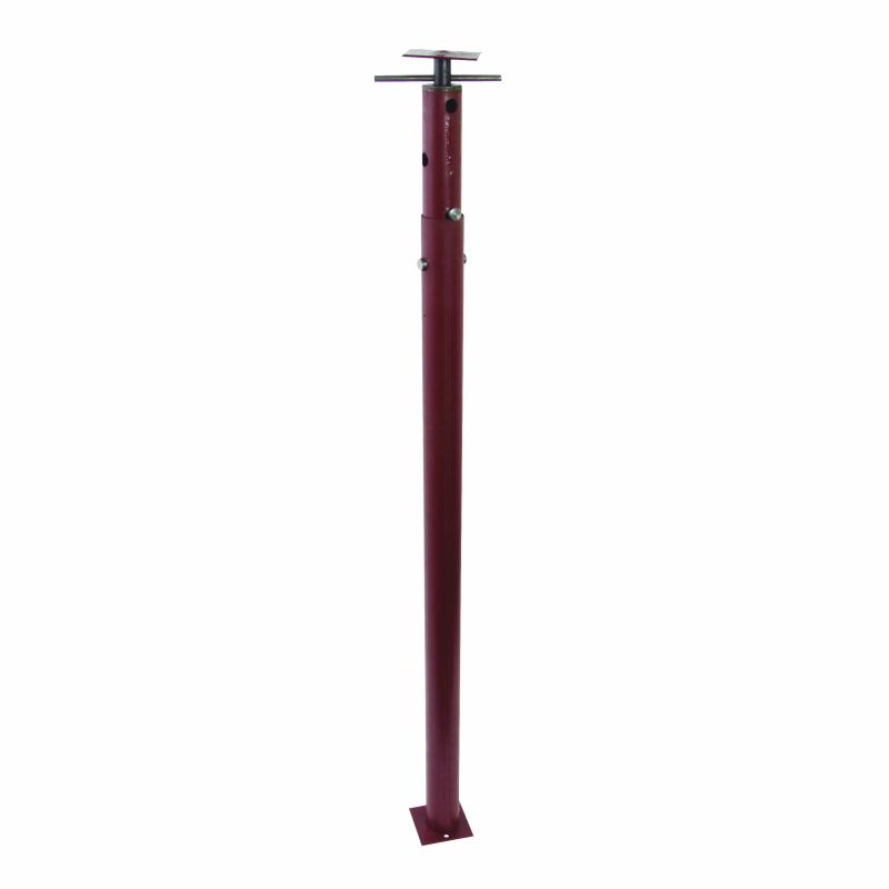 Marshall Stamping Extend-O-Post Series JP79 Jack Post, 4 ft 5 in to 7 ft 9 in Red