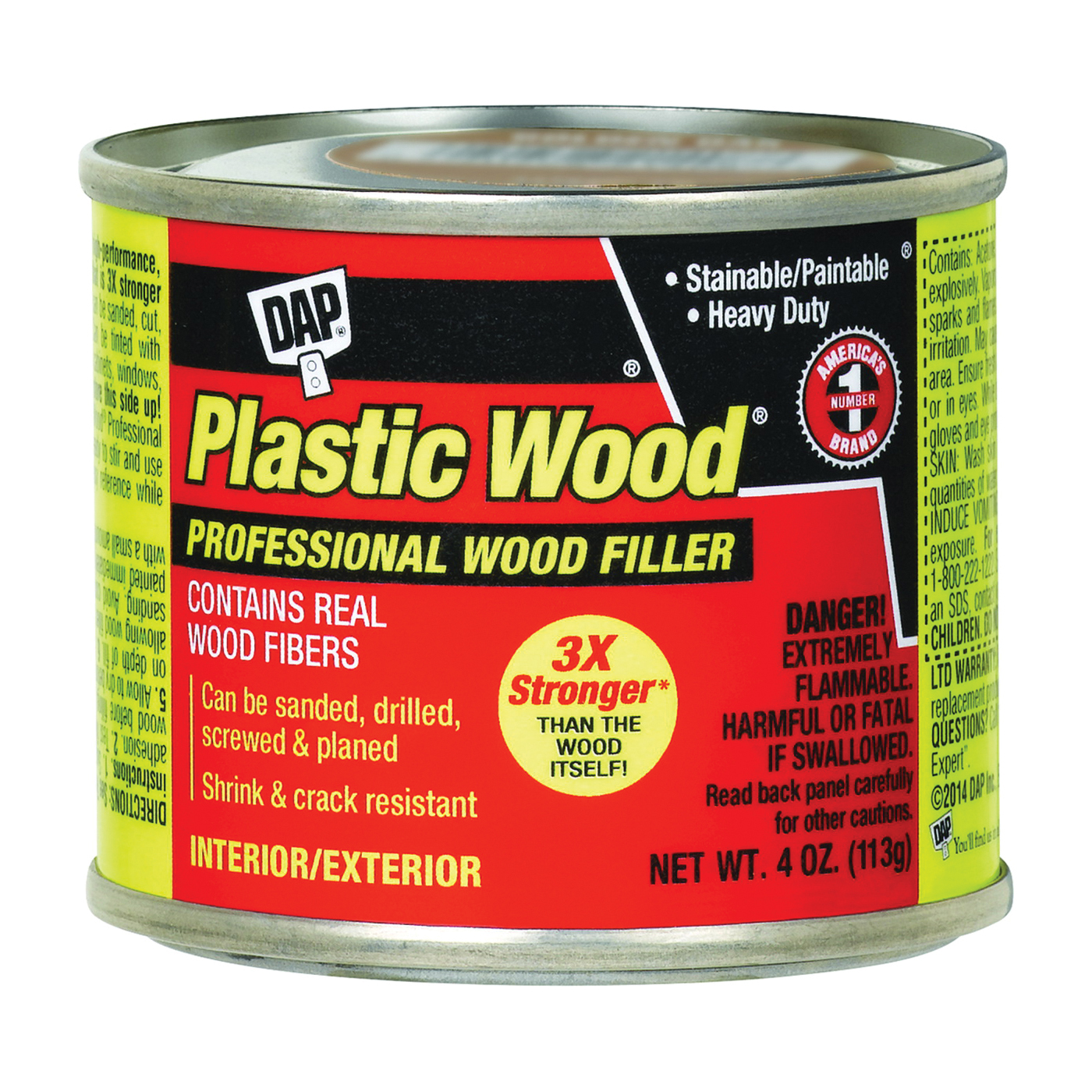 Dap 21506 Plastic Wood Filler, 16-Ounce - Exterior Wood Filler
