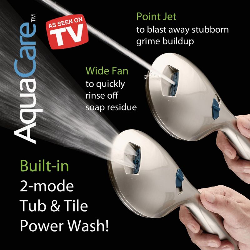 AquaCare Dual Shower Head Handheld Shower