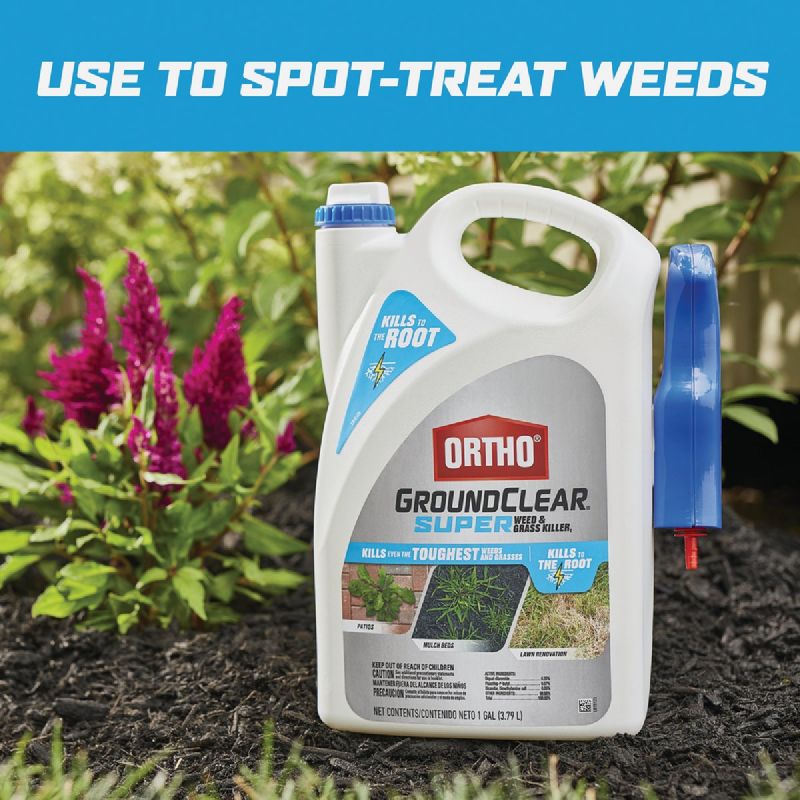 Ortho GroundClear Super Weed &amp; Grass Killer 1 Gal., Trigger Spray