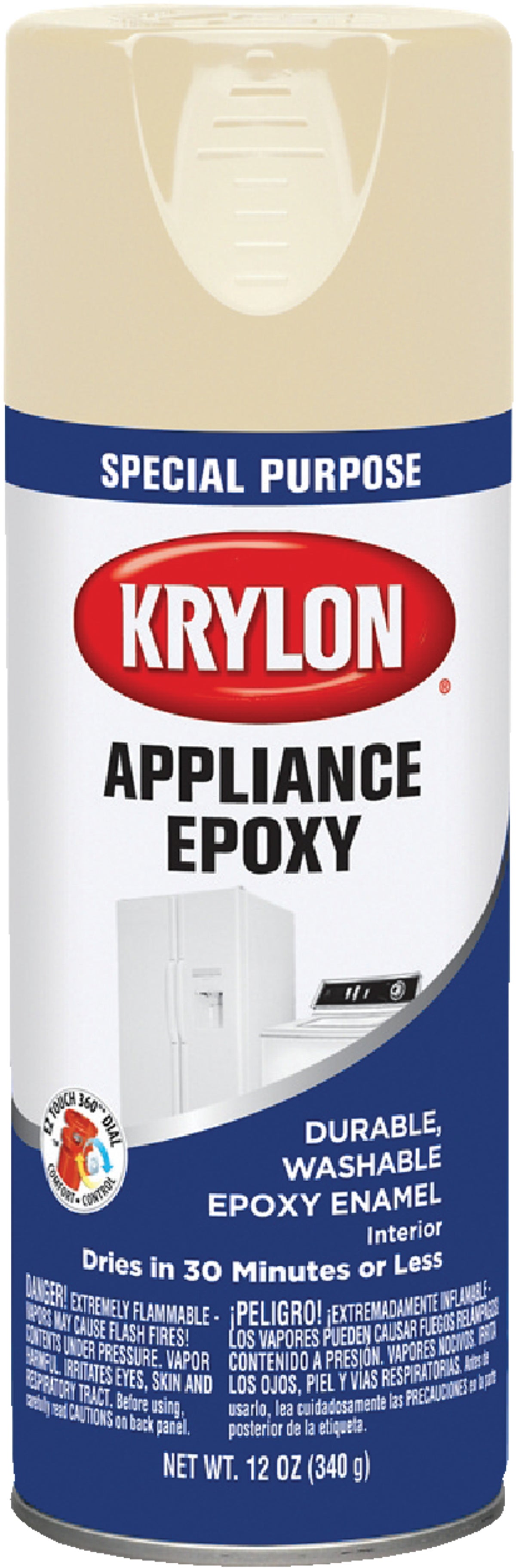 Buy Krylon Appliance Epoxy Spray Paint 12 Oz., Almond