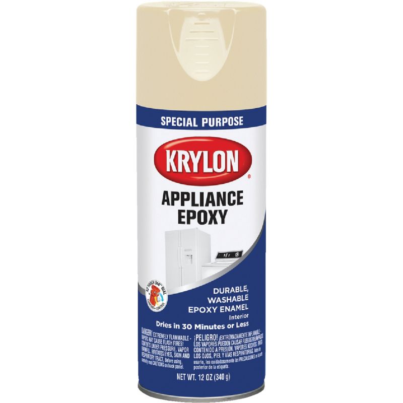 Krylon Appliance Epoxy Spray Paint Almond, 12 Oz.