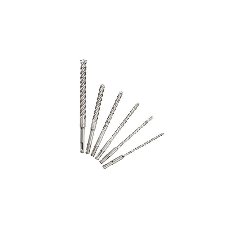 Milwaukee MX4 48-20-7499 Rotary Hammer Drill Bit kit, 6-Piece, Carbide/Steel