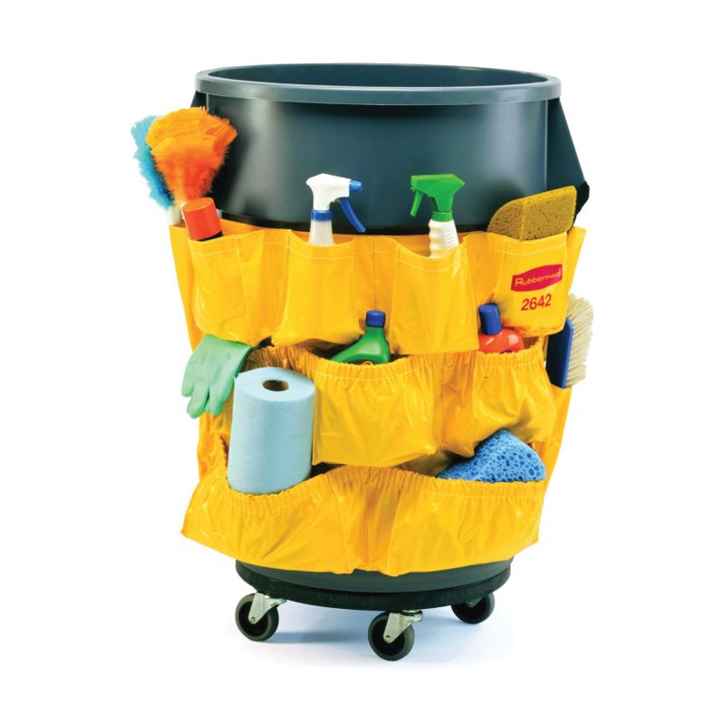 Brute FG264200YEL Caddy Bag Container, Vinyl Blade Yellow