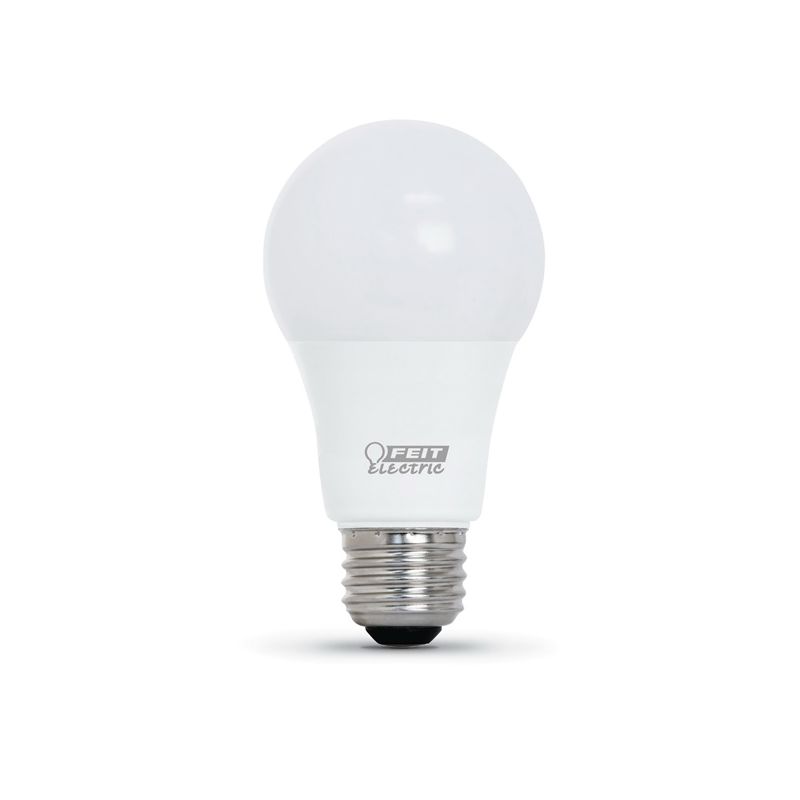 Feit Electric OM75DM/950CA LED Lamp, General Purpose, A19 Lamp, 75 W Equivalent, E26 Lamp Base, Dimmable, Daylight Light