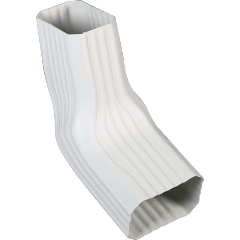 Amerimax Transition Downspout Elbow White