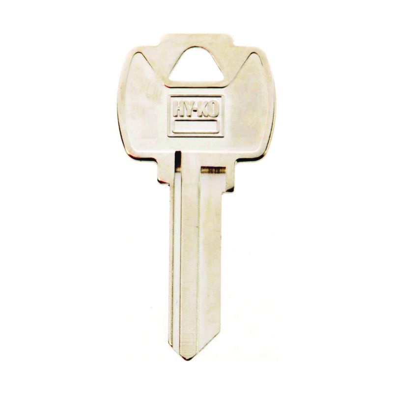 Hy-Ko 11010FA1 Key Blank, Brass, Nickel, For: Falcon Cabinet, House Locks and Padlocks (Pack of 10)