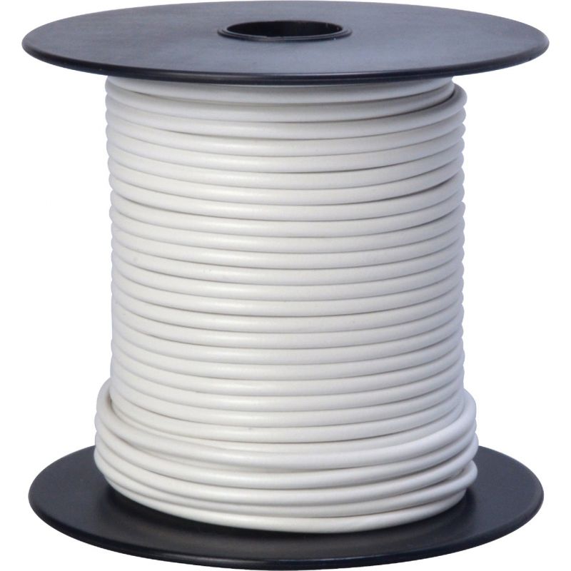 ROAD POWER 100 Ft. PVC-Coated Primary Wire White