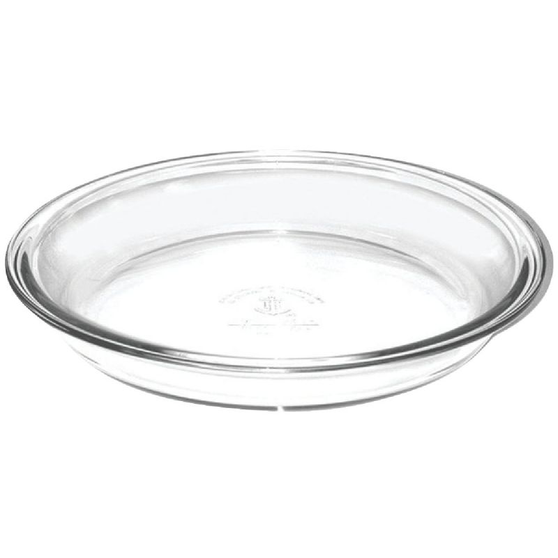 Anchor Hocking Oven Basics Pie Plate Clear, Regular (Pack of 6)
