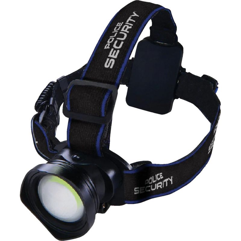 Police Security Breakout Pivoting LED Headlamp Black