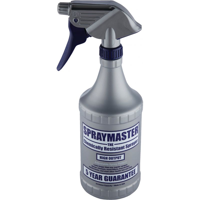SprayMaster Spray Bottle 32 Oz., Silver