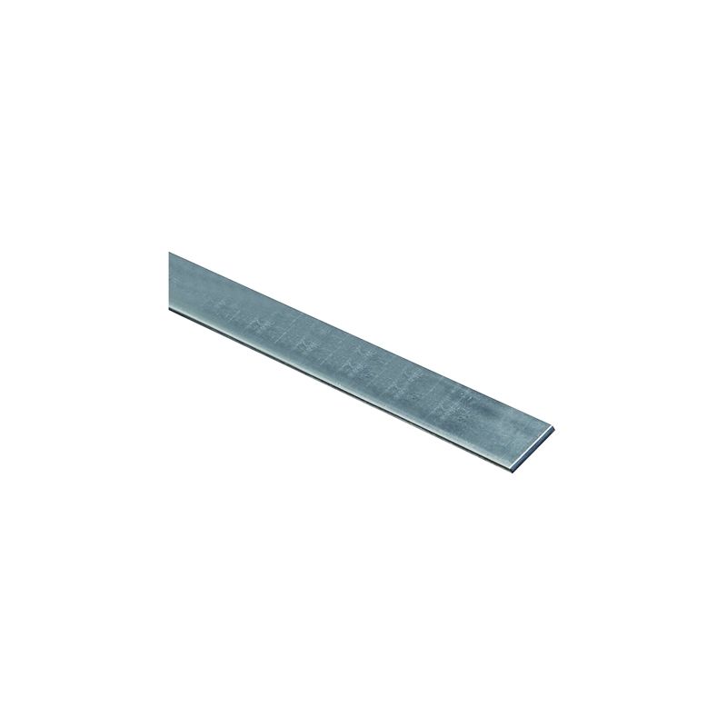 Stanley Hardware 4015BC Series N180-042 Flat Stock, 1 in W, 36 in L, 0.12 in Thick, Steel, Galvanized, G40 Grade