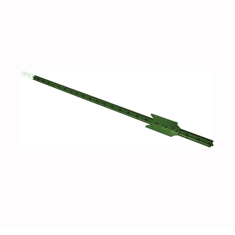 CMC TP125PGN070 T-Post, 7 ft H, Steel, Green/White Green/White (Pack of 5)
