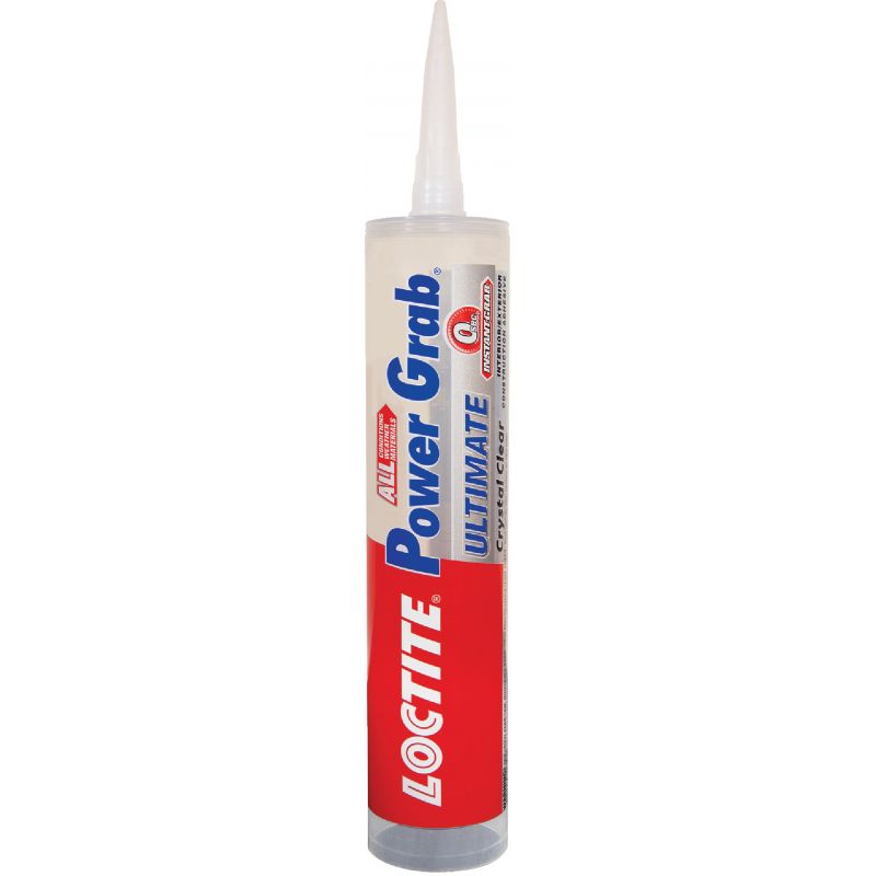 LOCTITE Power Grab Ultimate Construction Adhesive Clear, 9 Oz.