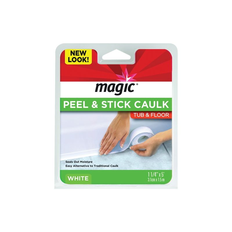 Magic 3015 Peel and Stick Caulk, White White