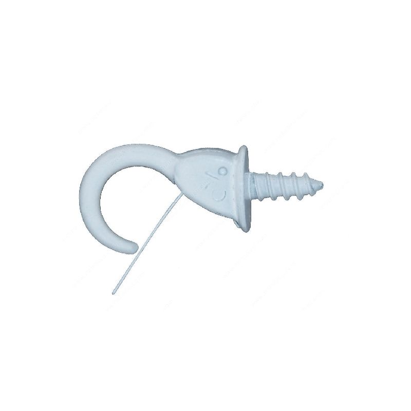 Reliable SCHW78MR Safety Cup Hook, Metal, White