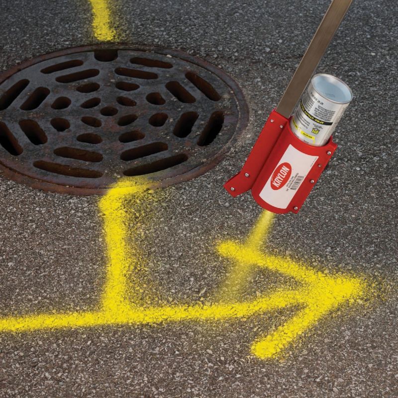 Krylon Mark-It Inverted Marking Spray Paint APWA Utility Yellow, 15 Oz.