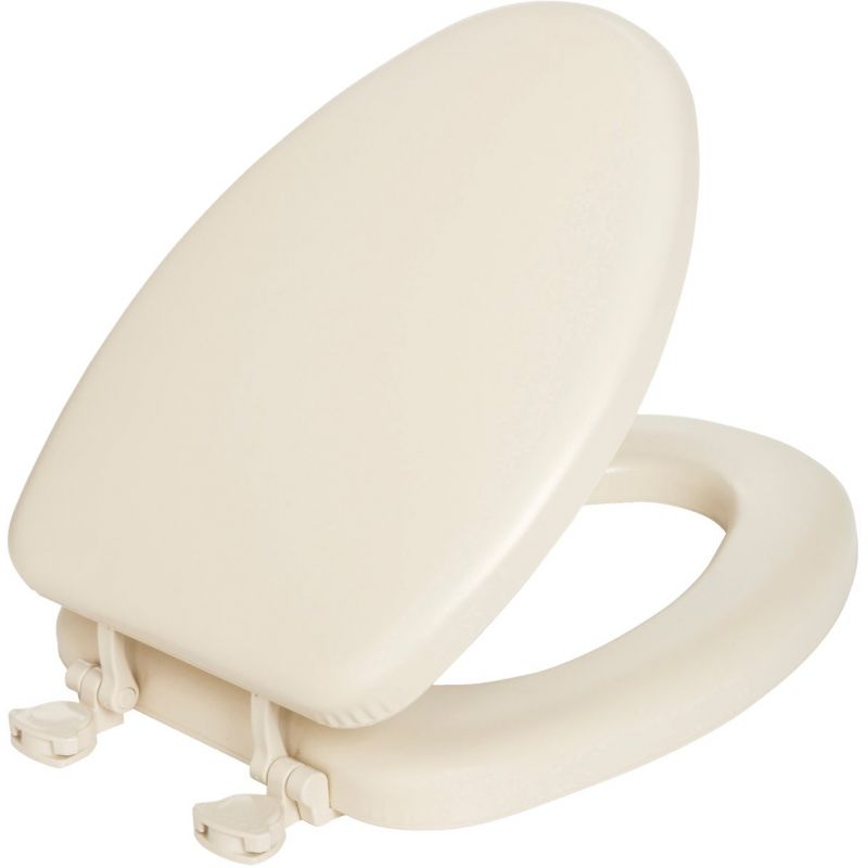 Mayfair by Bemis Elongated Premium Soft Toilet Seat Bone, Elongated