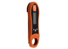 Oklahoma Joe&#039;s PitPro Series 5328279P06 Instant Read Thermometer,-40 to 572 deg F, Backlit Display, 2 Probe Sensor Black/Orange