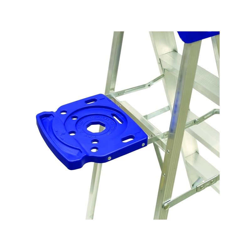 Louisville AS2104 Step Ladder, 4 ft H, Type I Duty Rating, Aluminum, 250 lb, 3-Step, 102 in Max Reach