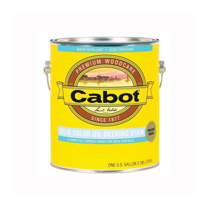 Cabot 140.0001607.007 Decking Stain, Opaque, Deep Base, Liquid, 1 gal Deep Base (Pack of 4)