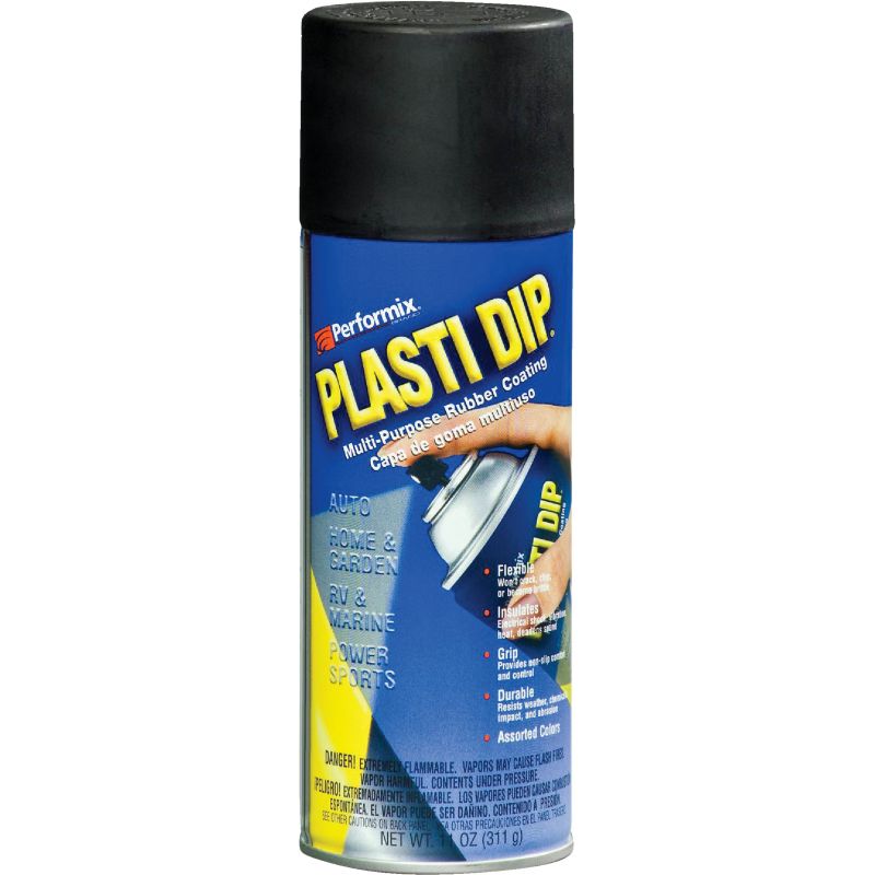 Performix Plasti Dip Rubber Coating Spray Paint 11 Oz., Black