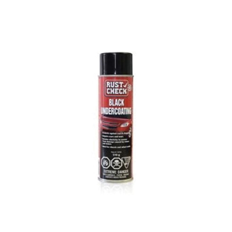 Rust Check 11010 Undercoating Spray Paint, Black, 510 g, Can Black