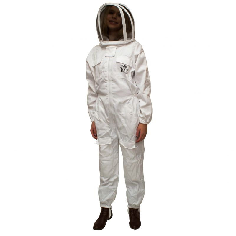 Harvest Lane Honey CLOTHSL-101 Beekeeping Suit, L, Zipper, Polycotton L