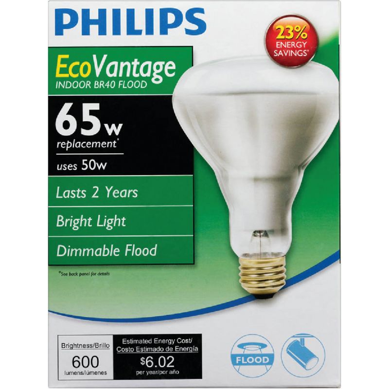 Philips EcoVantage BR40 Halogen Floodlight Light Bulb