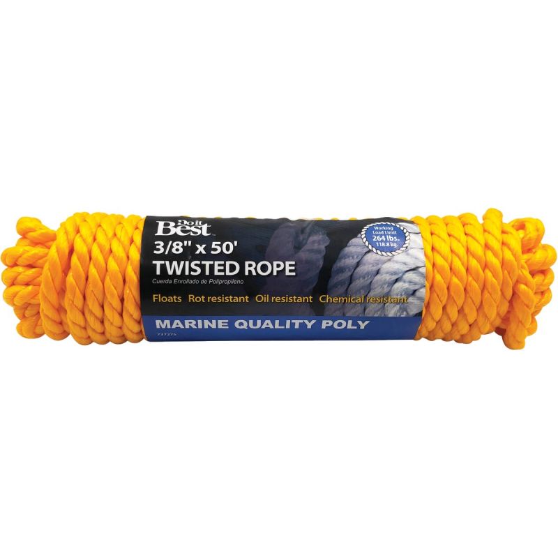 Buy Do it Best Twisted Polypropylene Packaged Rope Yellow