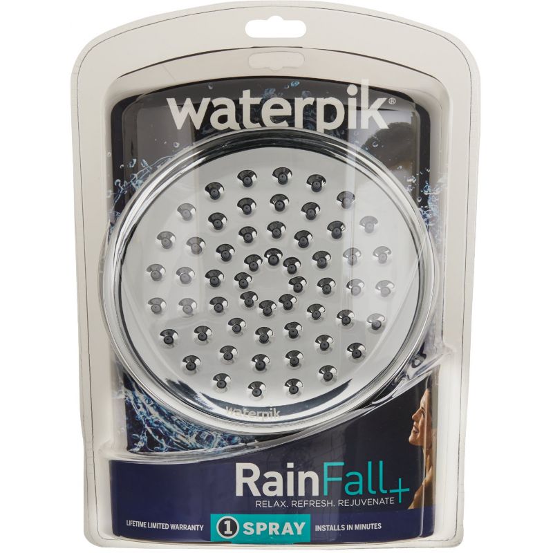 Waterpik RainFall+ Drencher 1-Spray 1.8 GPM Fixed Showerhead