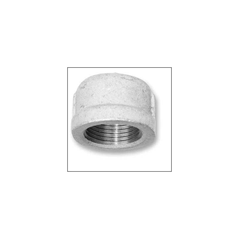 aqua-dynamic 5511-406 Pipe Cap, 1-1/4 in, NPT, Iron, 150 psi Pressure