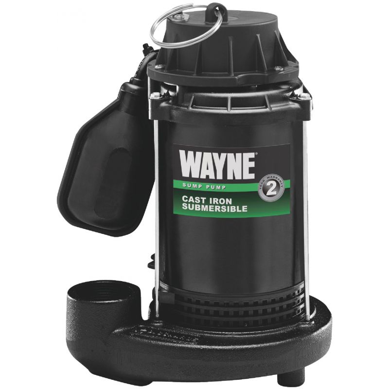 Wayne 1/2 HP Cast-Iron Submersible Sump Pump 1/2 HP, 3900 GPH