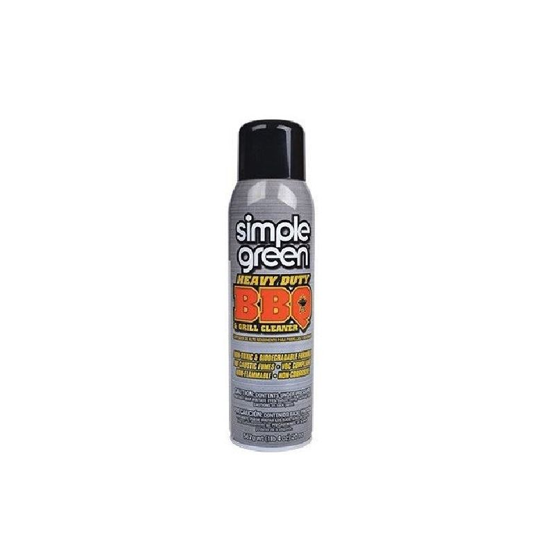 Simple Green 0310001260015 BBQ and Grill Cleaner, Foam, White, 20 oz Aerosol Can White