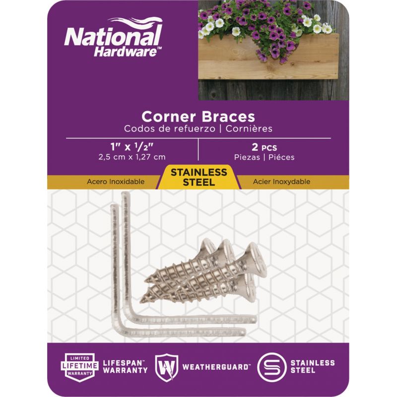 National Catalog V415 Stainless Steel Corner Brace