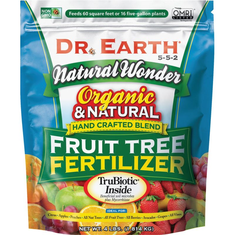 Dr. Earth Natural Wonder Organic Fruit Tree Dry Plant Food 4 Lb.