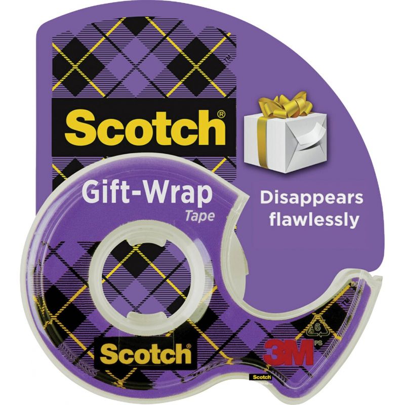 Scotch Gift-Wrap Transparent Tape Transparent