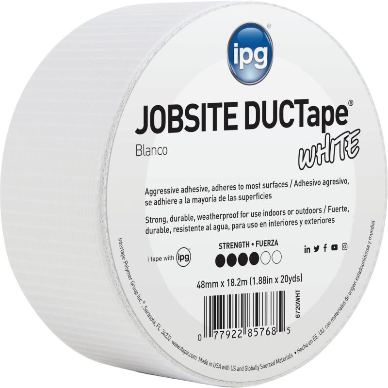Intertape AC20 DUCTape General Purpose Duct Tape White