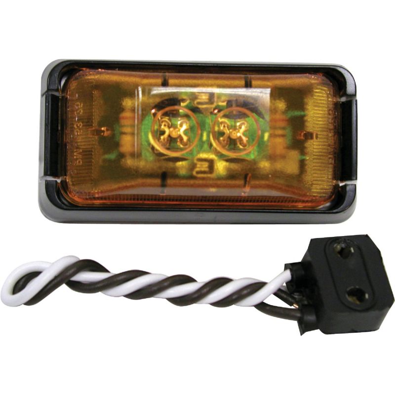 Peterson V153 LED Side Marker Clearance Light Amber, Rectangle