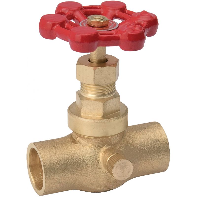 ProLine Low Lead Straight Stop and Waste Valve 3/4 In. C X 3/4 In. C