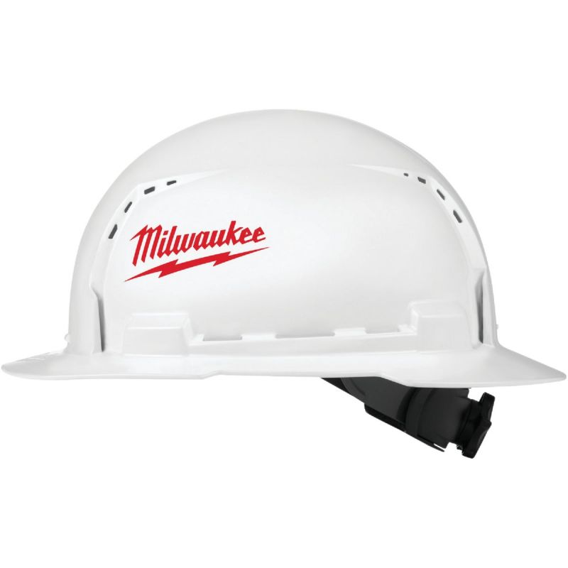 Milwaukee Type 1 Class C Full Brim Hard Hat White