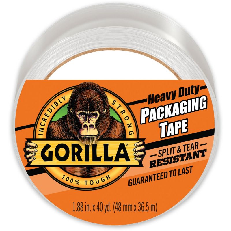 Gorilla Heavy-Duty Packaging Tape Refill Clear
