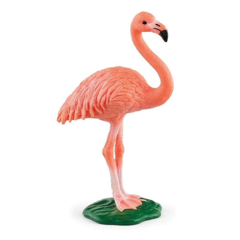 Schleich-S Wild Life 14849 Flamingo Toy, 3 to 8 Years, Plastic, Pink Pink