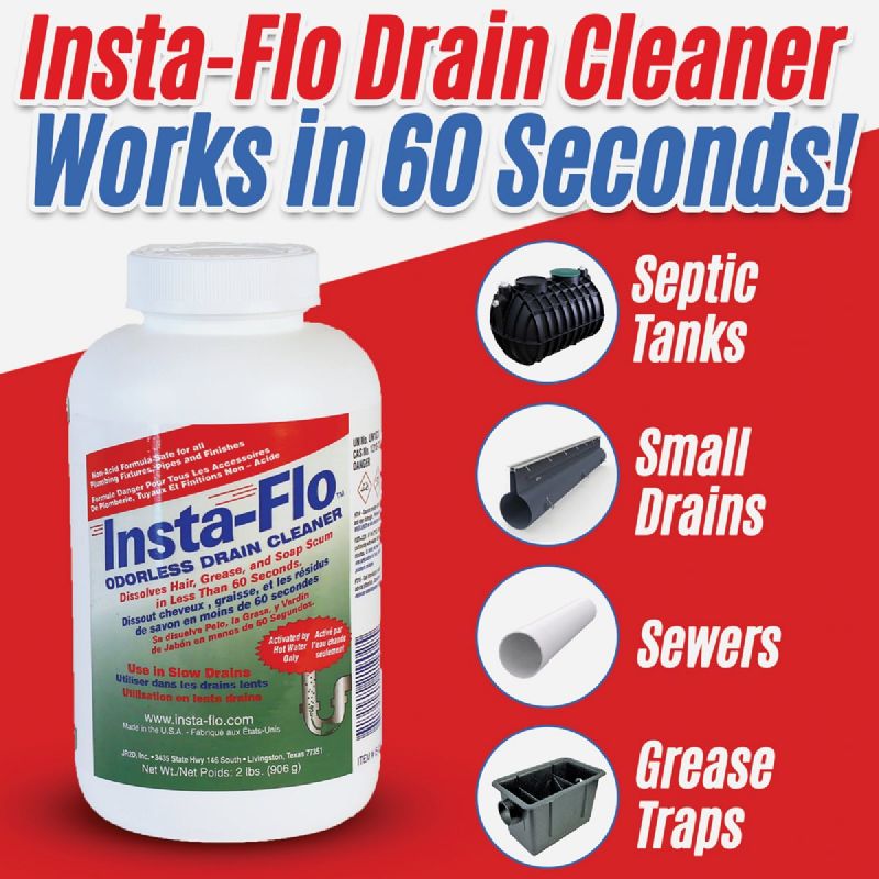 Insta-Flo Crystal Drain Cleaner 32 Oz.