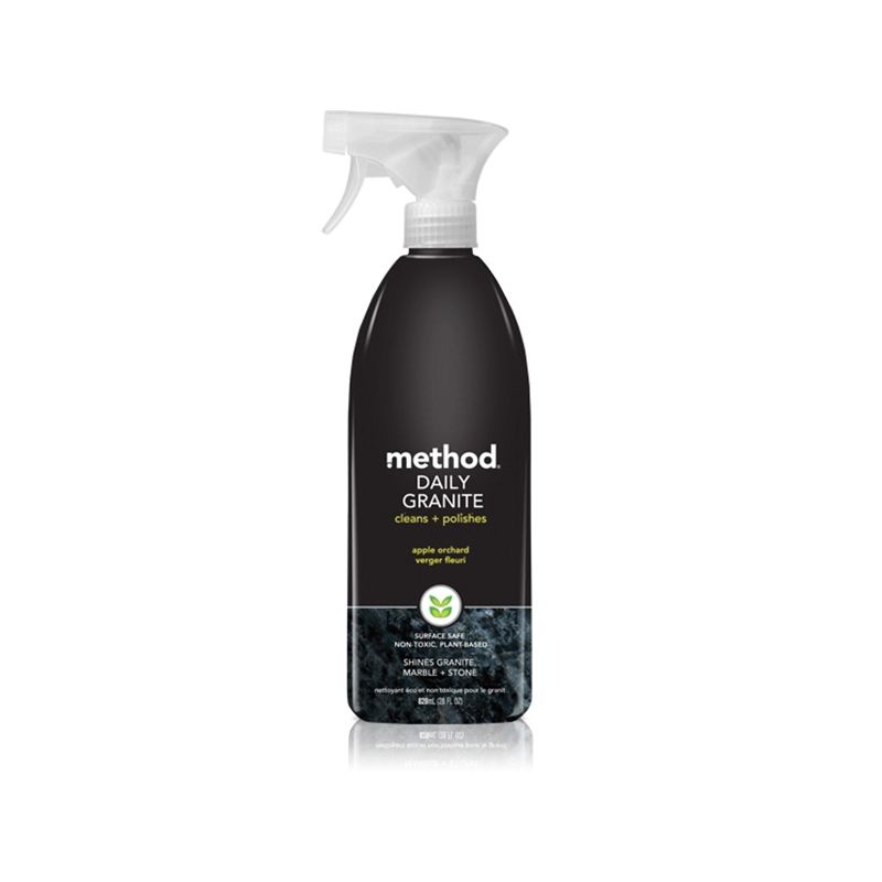 method 00065 Granite Cleaner, 28 oz Bottle, Liquid, Apple Orchard, Translucent Translucent