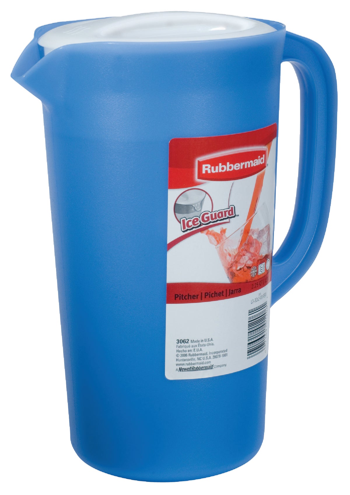Rubbermaid 2 Quart Pitcher with Ice Guard