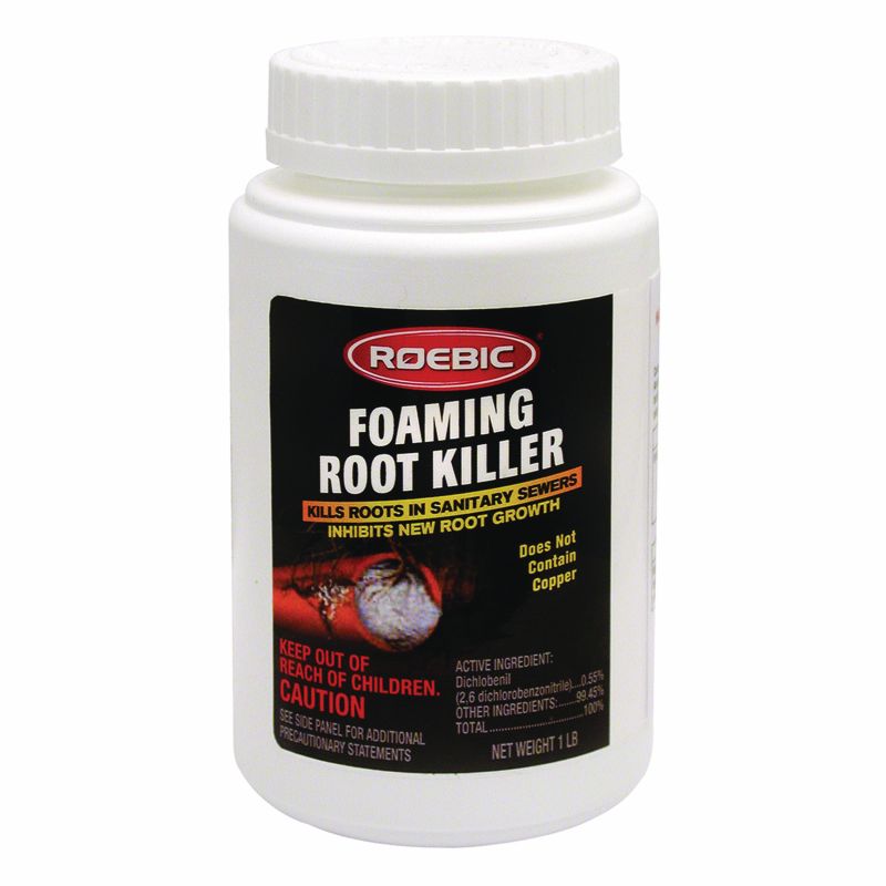 Roebic FRK6 Root Killer, Granular, 1 lb, Can Brown/White