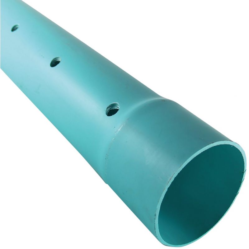 Charlotte Pipe SDR-35 Perforated PVC Drain &amp; Sewer Pipe 4 In. X 10 Ft., Green